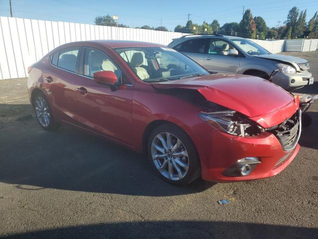 Sedans MAZDA 3 2014 Czerwony