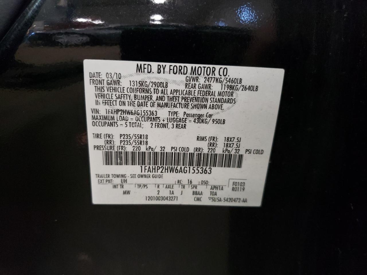 2010 Ford Taurus - Image 12