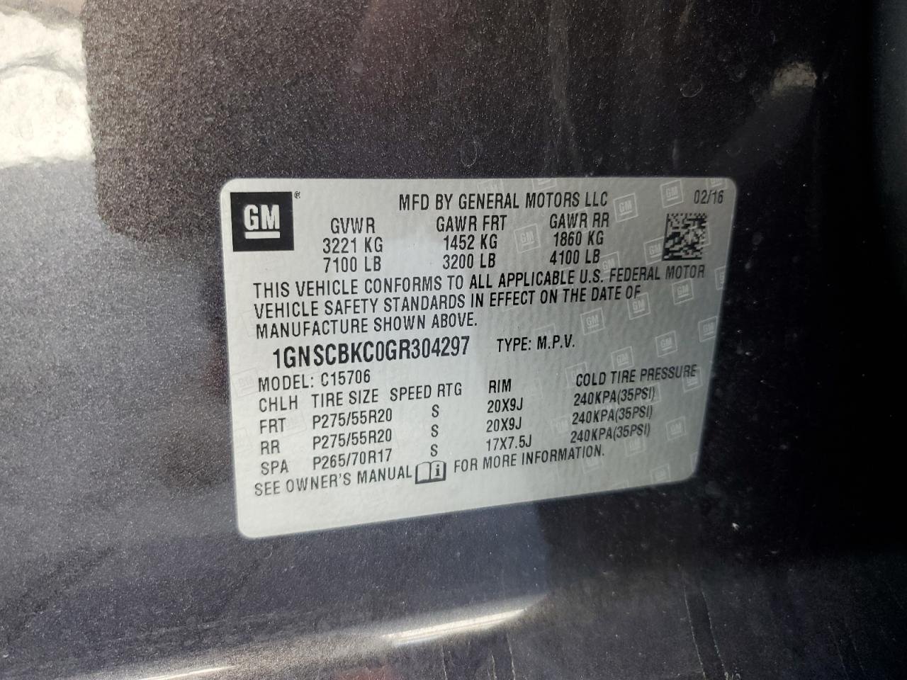 2016 Chevrolet Tahoe - Image 13