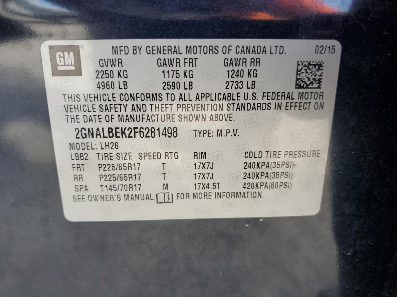 2015 Chevrolet Equinox - Image 15