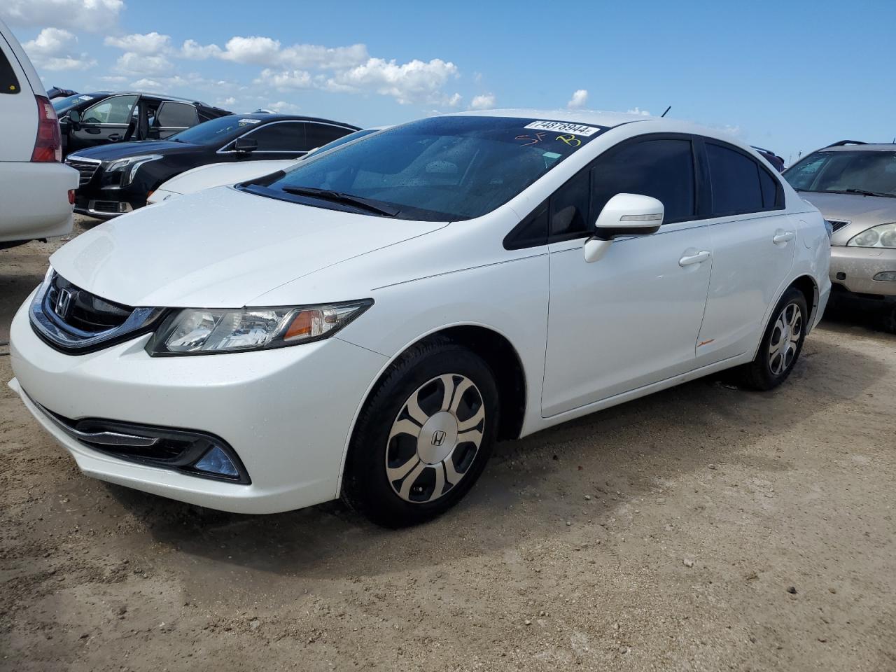 2013 Honda Civic Hybrid VIN: 19XFB4F28DE001267 Lot: 74878944