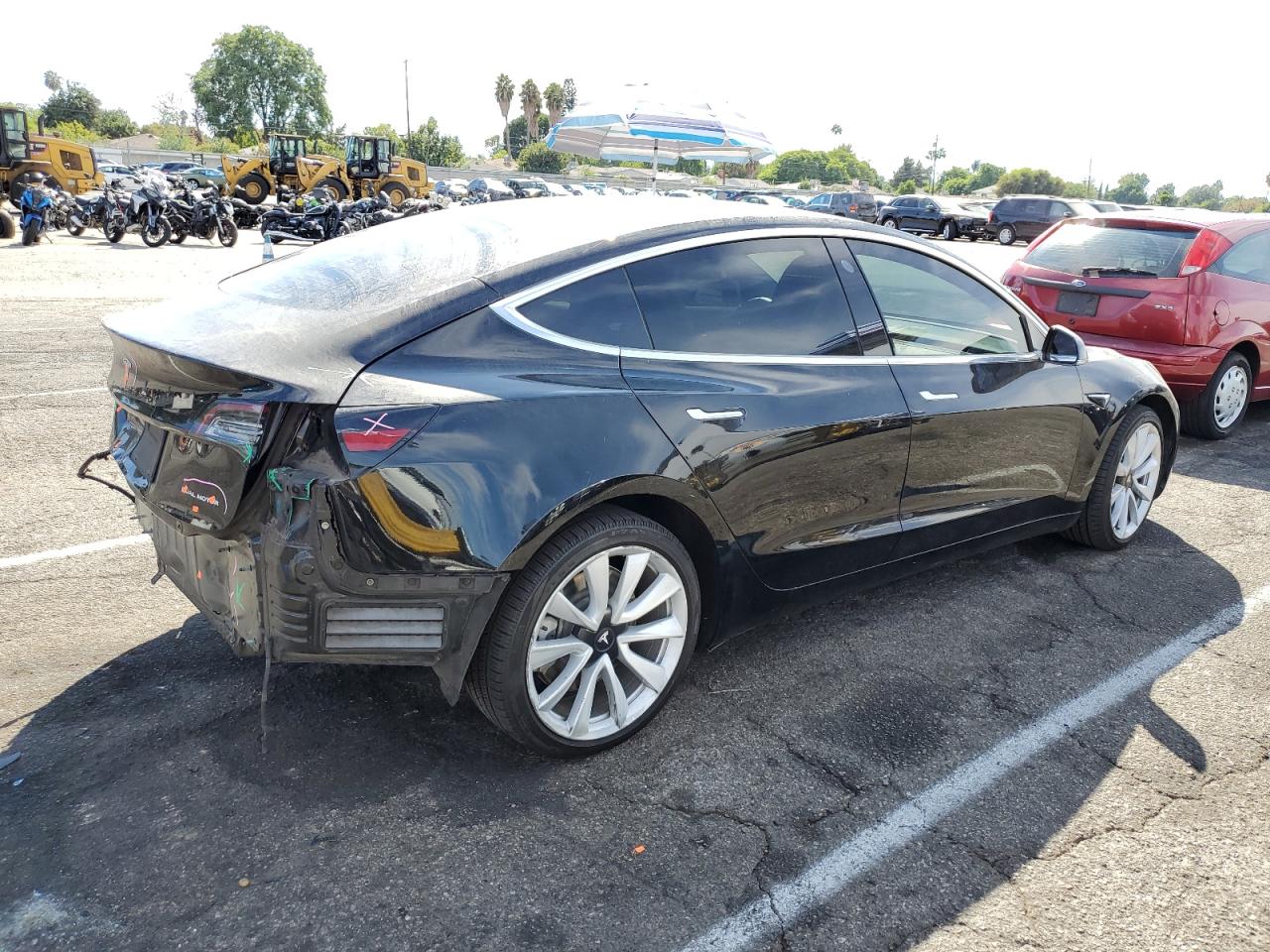 VIN 5YJ3E1EBXLF666416 2020 TESLA MODEL 3 no.3