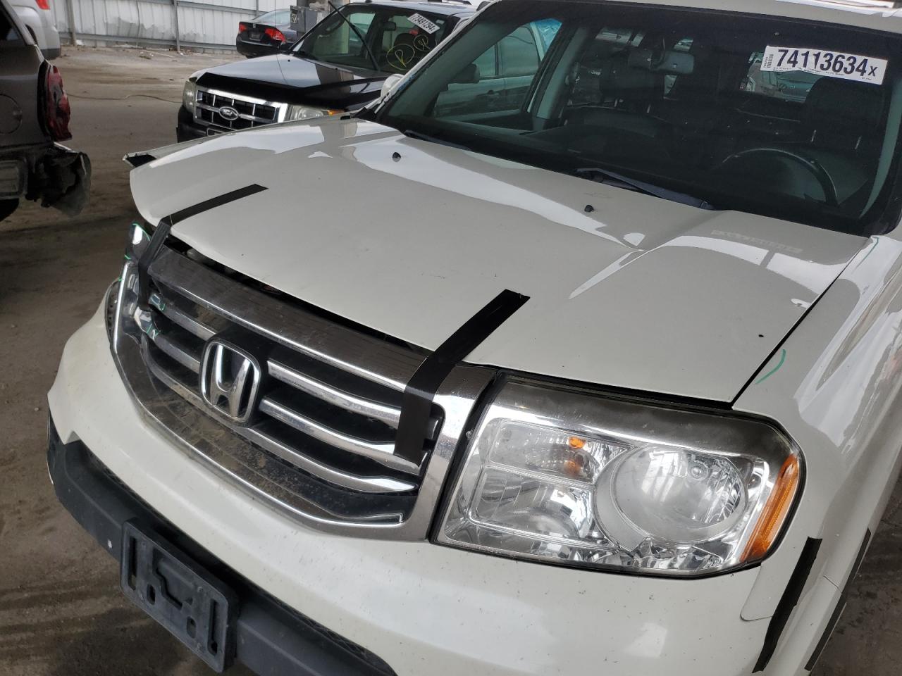 2012 Honda Pilot Touring VIN: 5FNYF4H95CB033917 Lot: 74113634