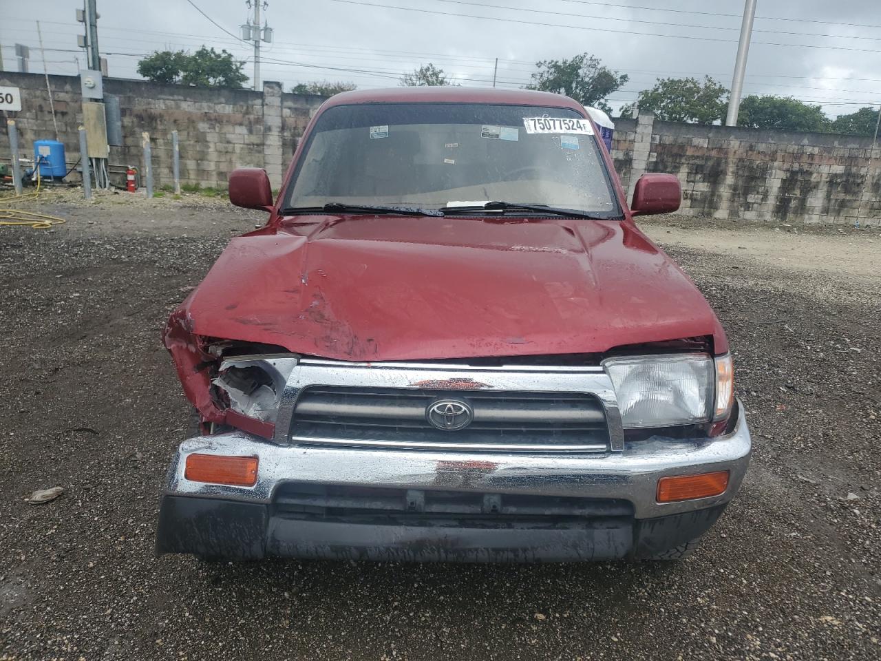 1997 Toyota 4Runner Sr5 VIN: JT3HN86R4V0091133 Lot: 75077524