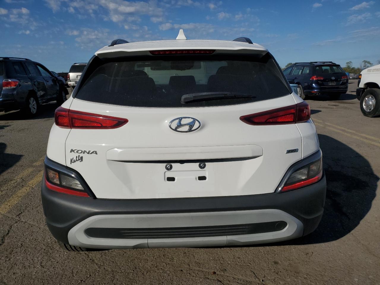 2022 Hyundai Kona Sel VIN: KM8K6CAB6NU832625 Lot: 75232284