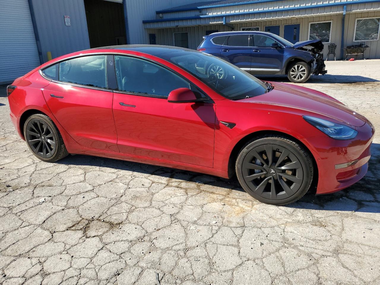 VIN 5YJ3E1EAXMF861389 2021 TESLA MODEL 3 no.4