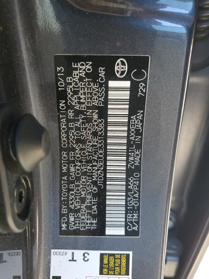 JTDZN3EU0E3313383 2014 Toyota Prius V