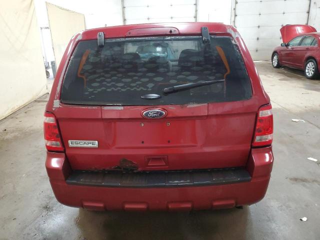  FORD ESCAPE 2012 Czerwony