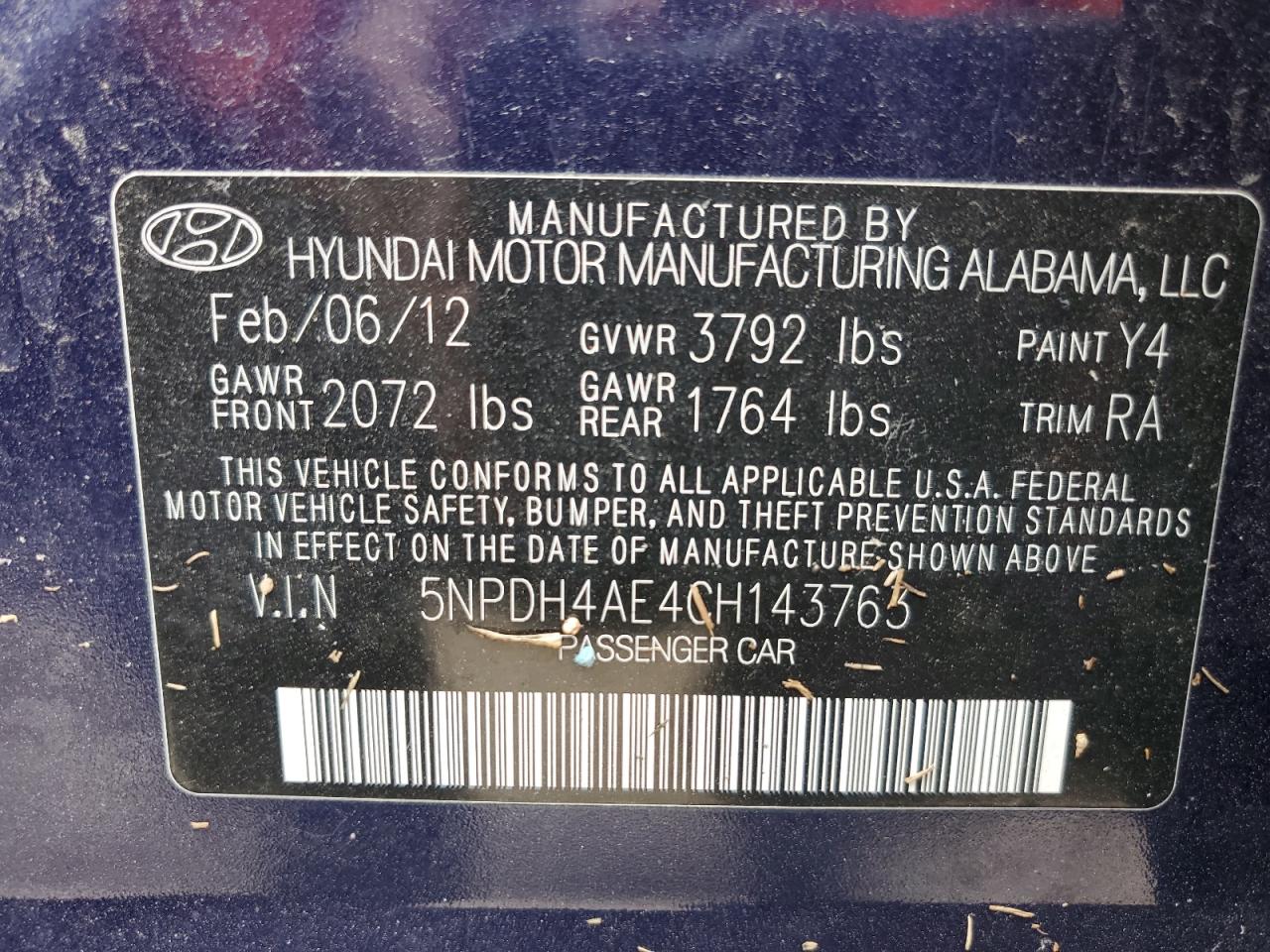 2012 Hyundai Elantra - Image 13