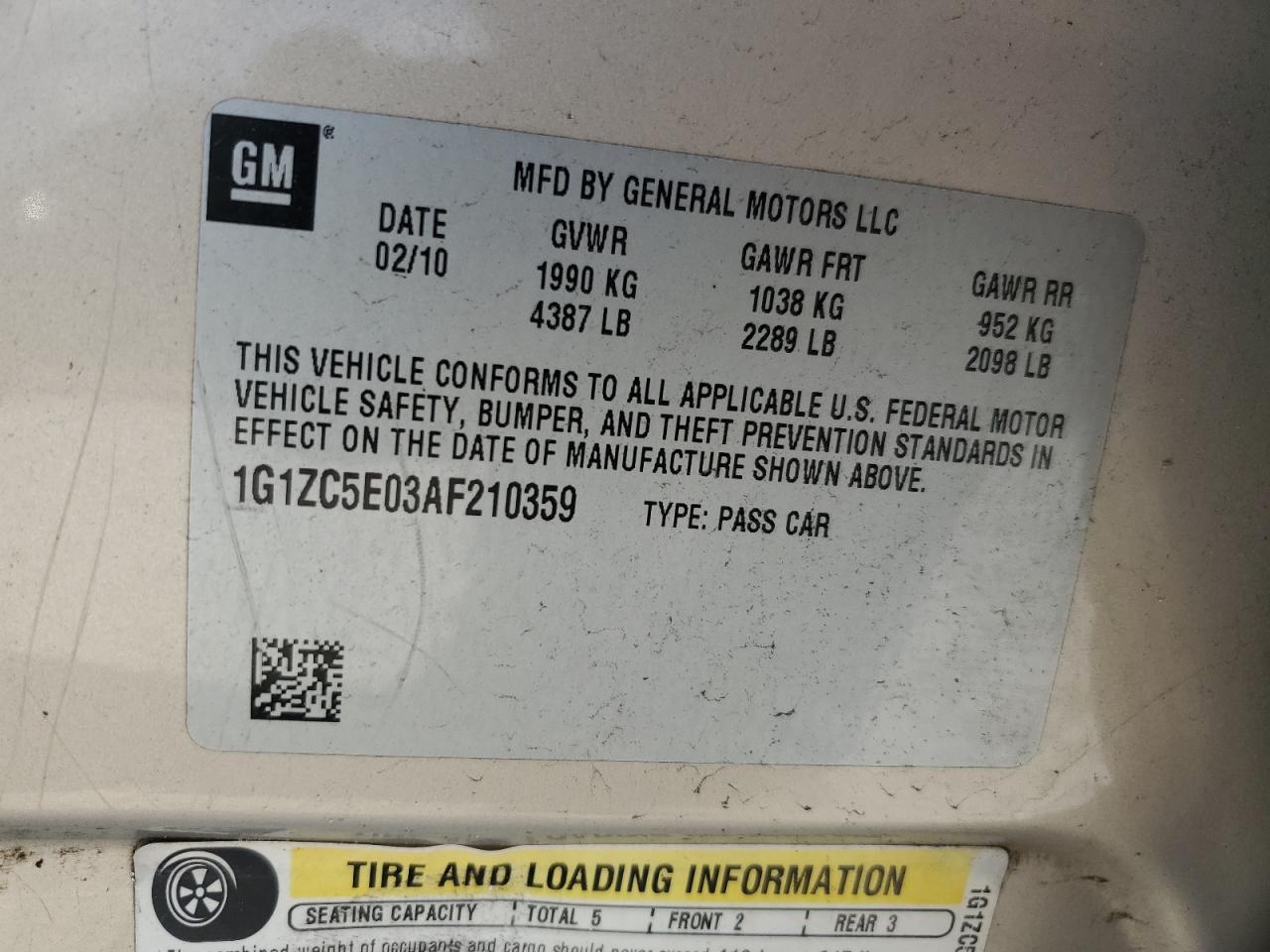 2010 Chevrolet Malibu - Image 12