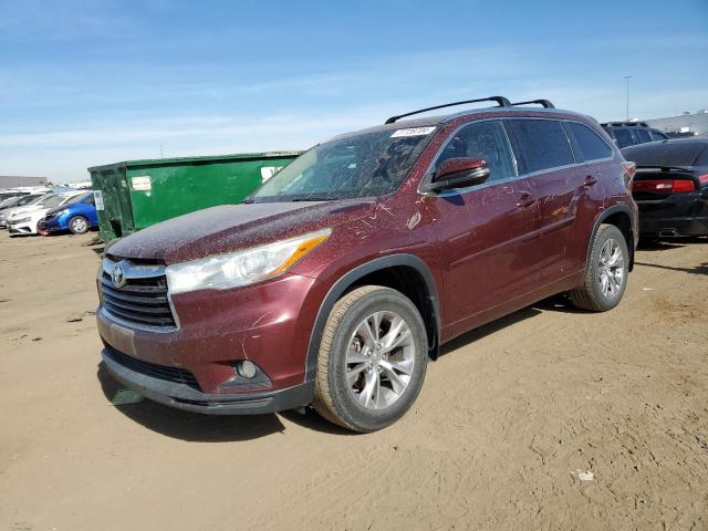 2015 Toyota Highlander Xle