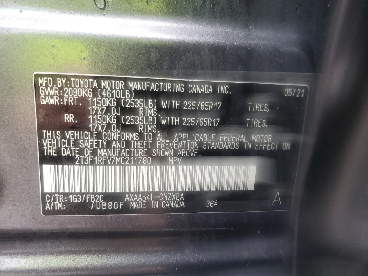 2021 Toyota RAV 4 - Image 14