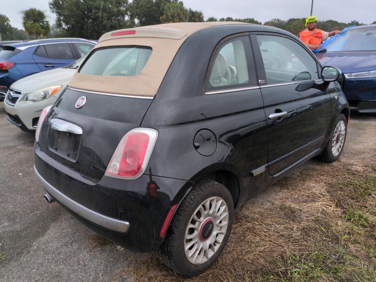 2015 Fiat 500 Lounge VIN: 3C3CFFER8FT624229 Lot: 75096954