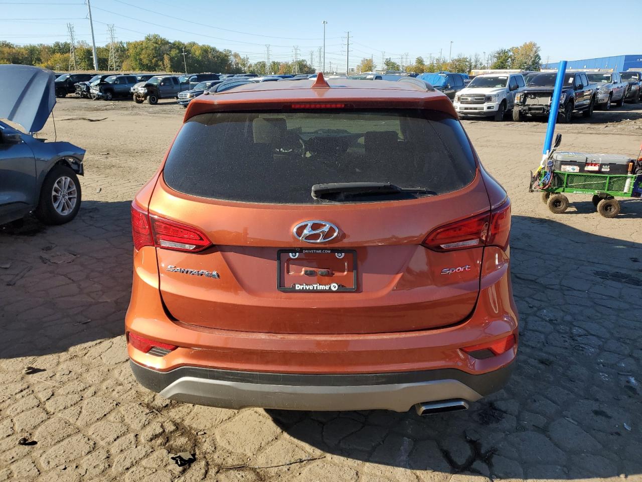 2018 Hyundai Santa Fe Sport VIN: 5XYZU3LBXJG522074 Lot: 76252744