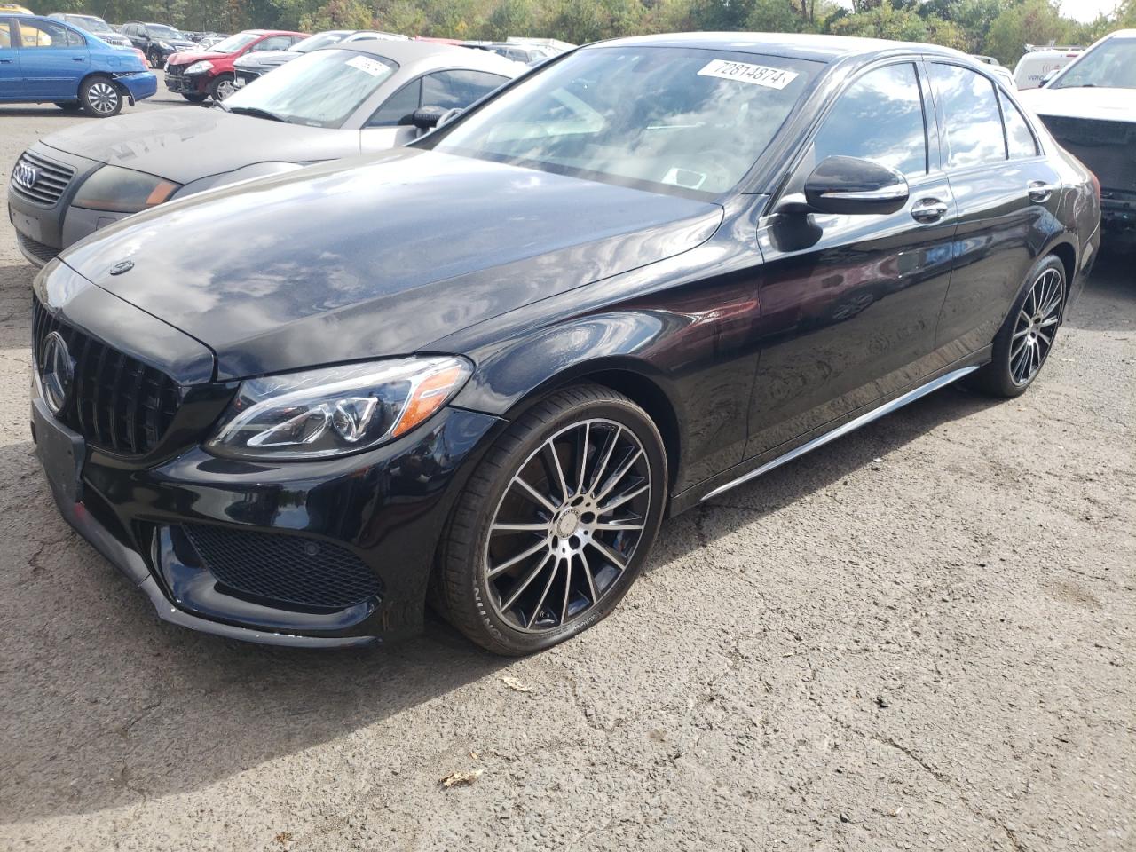 VIN 55SWF4KBXFU067907 2015 MERCEDES-BENZ C-CLASS no.1