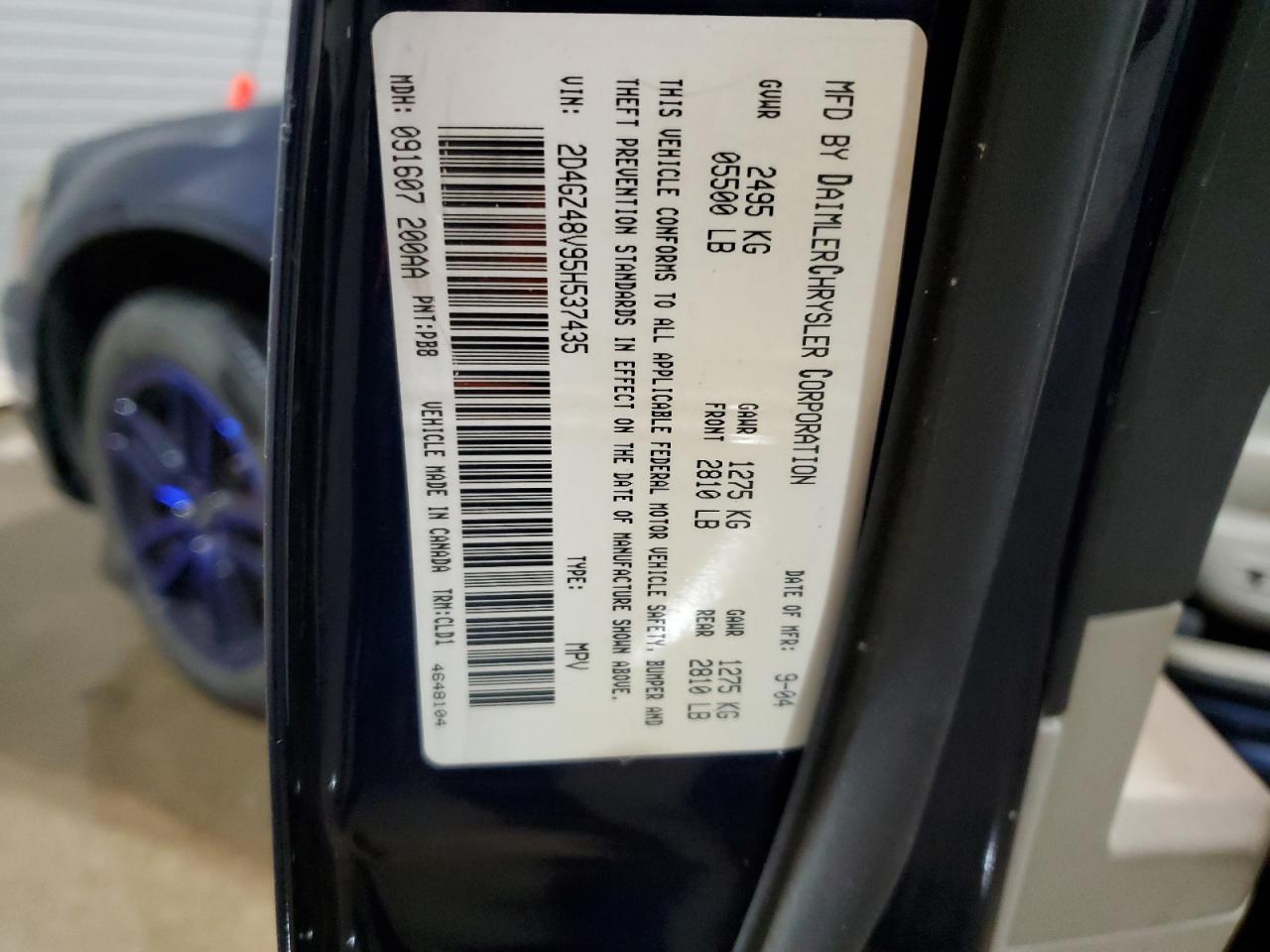 2D4GZ48V95H537435 2005 Dodge Magnum Sxt