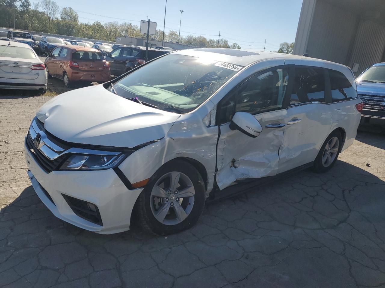 2020 Honda Odyssey Exl იყიდება Fort Wayne-ში, IN - Front End