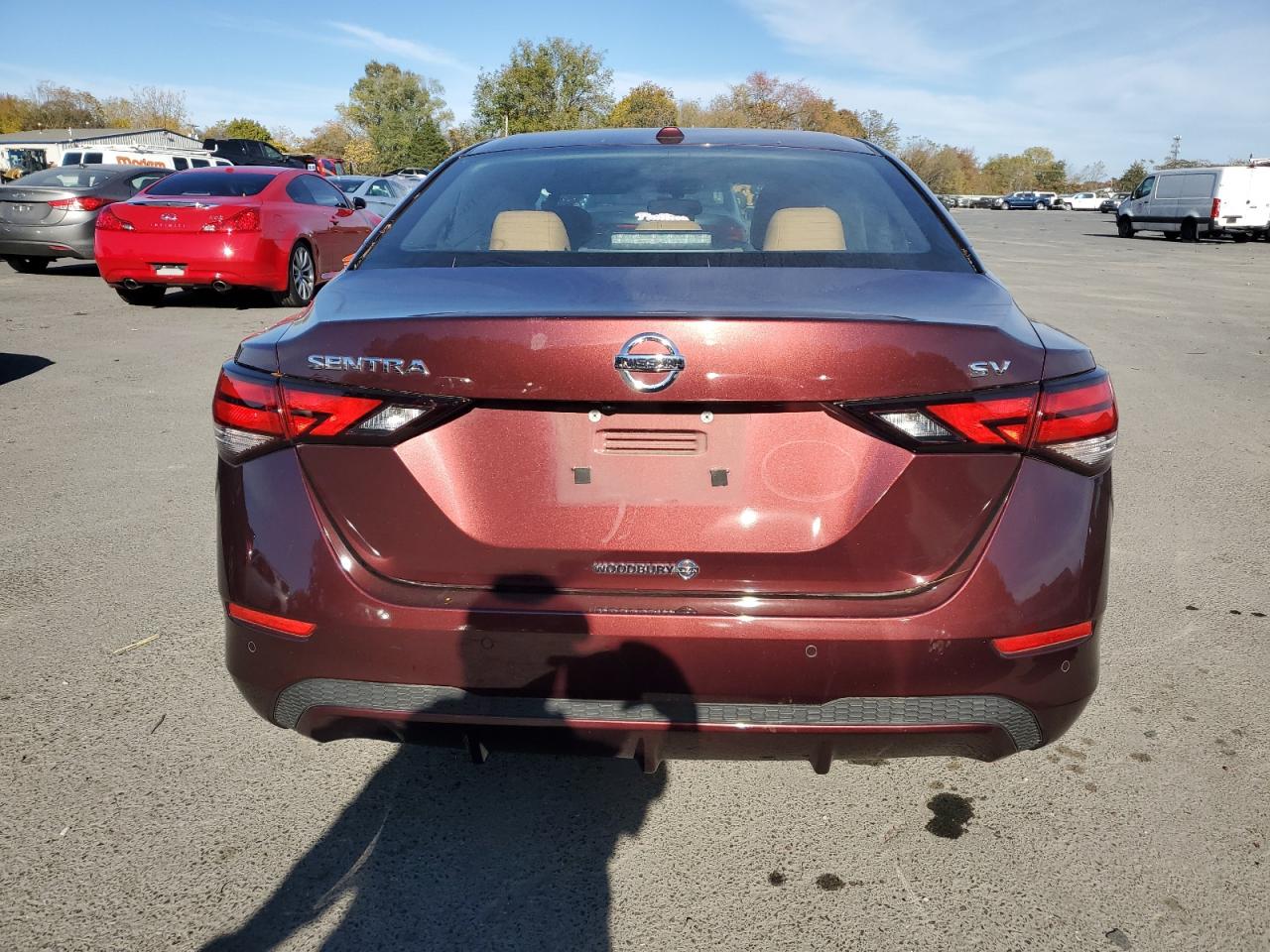 2020 Nissan Sentra Sv VIN: 3N1AB8CV5LY288101 Lot: 76765454