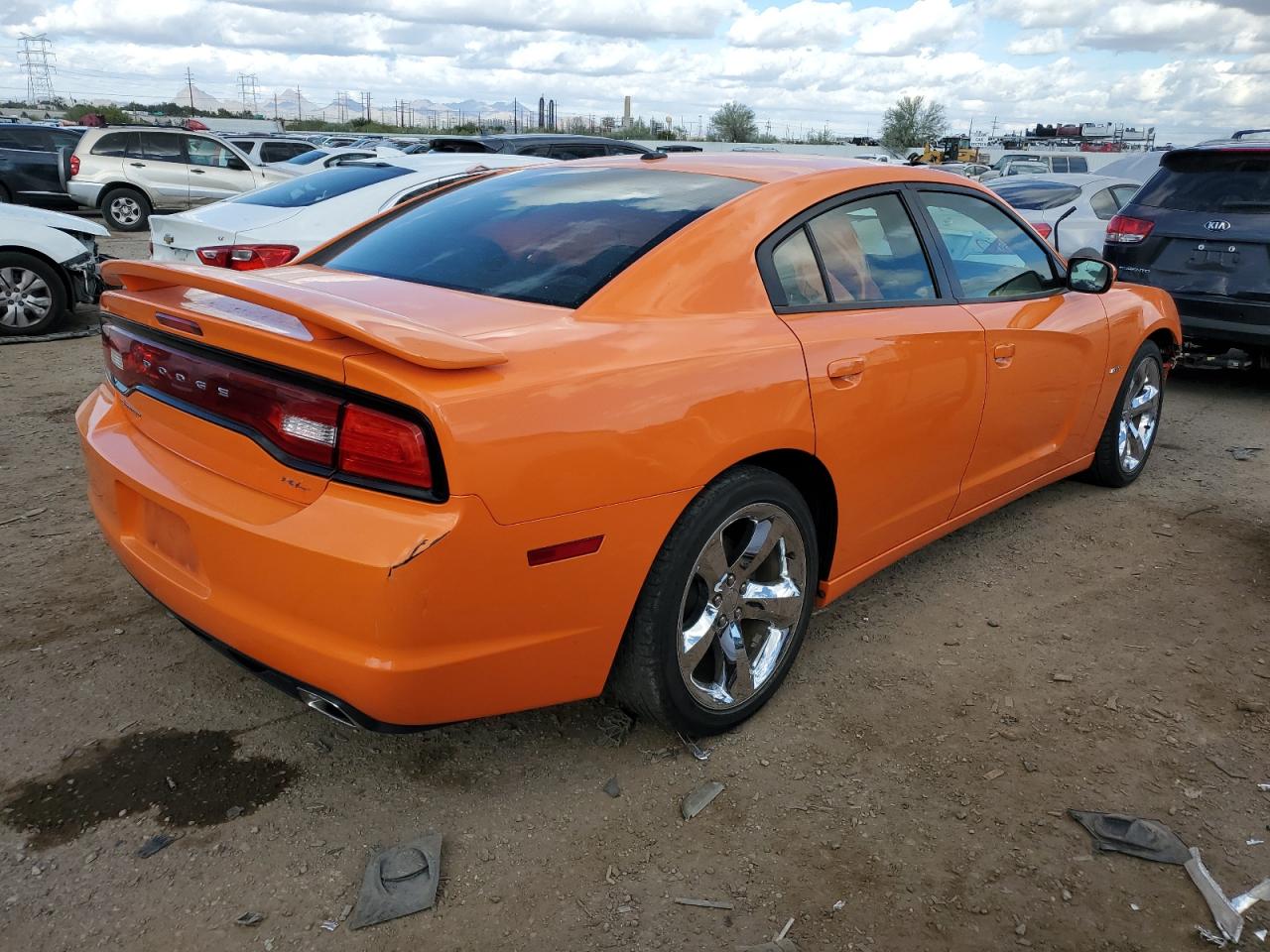 VIN 2C3CDXCT5EH159068 2014 DODGE CHARGER no.3