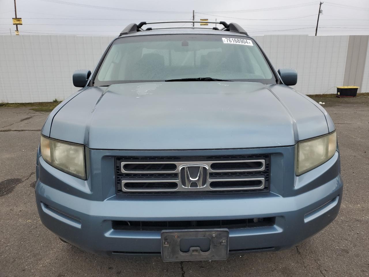 2007 Honda Ridgeline Rtl VIN: 2HJYK16577H546267 Lot: 76168904