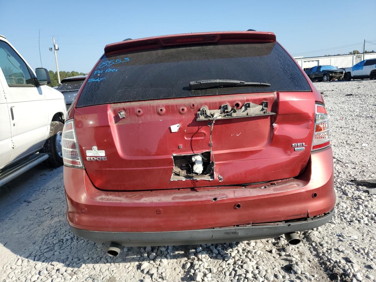 2007 Ford Edge Sel VIN: 2FMDK38C87BB28714 Lot: 77087454