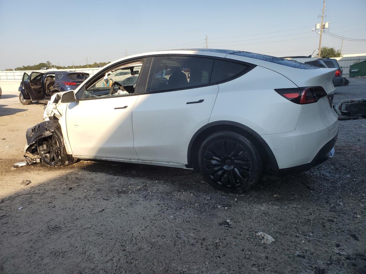 VIN 5YJYGDEE2MF065594 2021 TESLA MODEL Y no.2