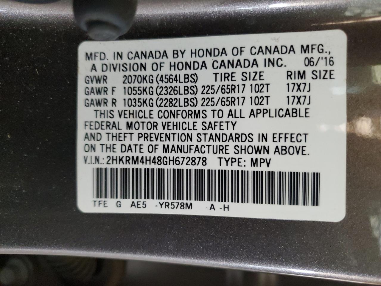 2016 Honda CR-V - Image 14