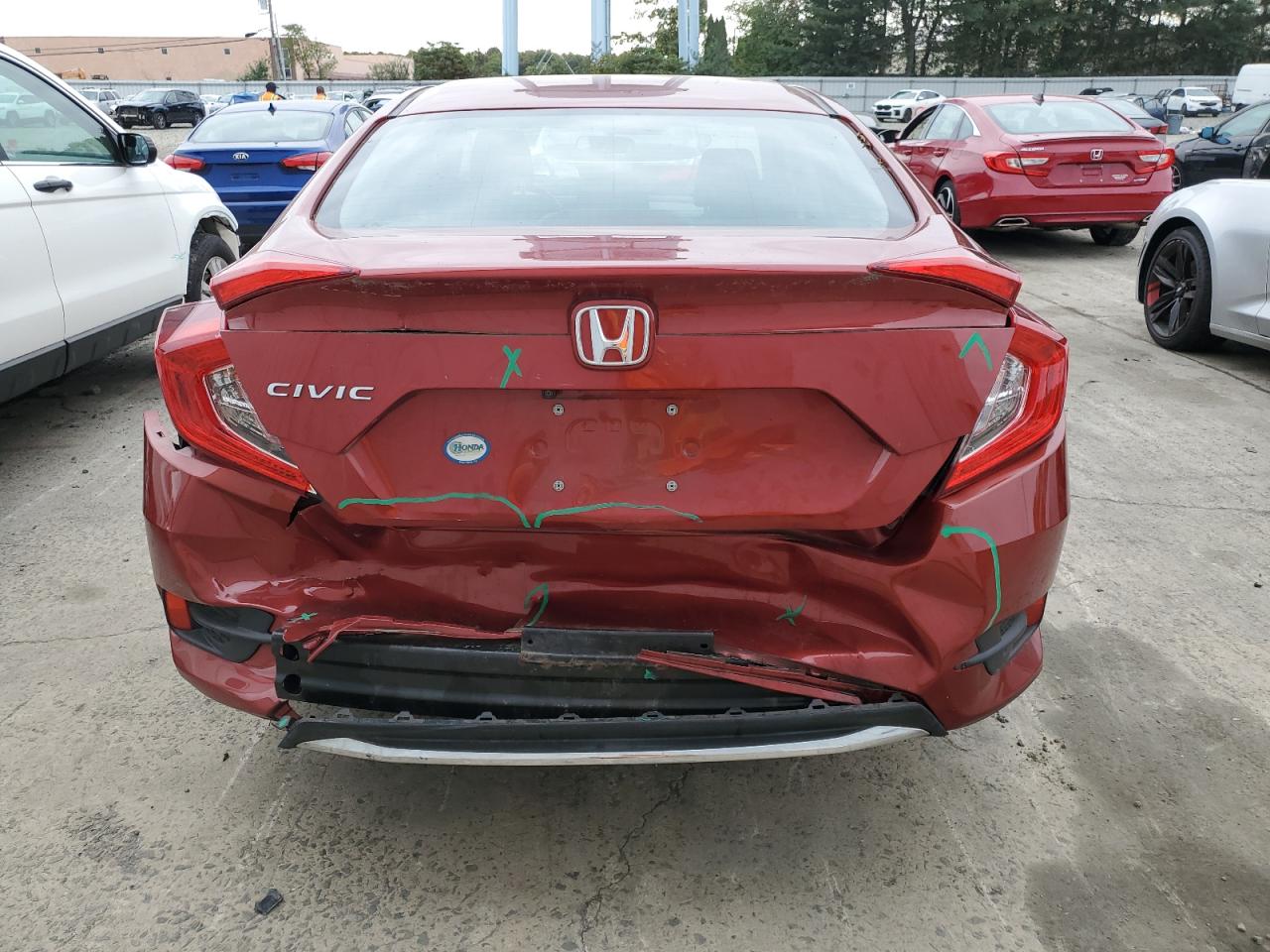 19XFC2F66KE213506 2019 Honda Civic Lx