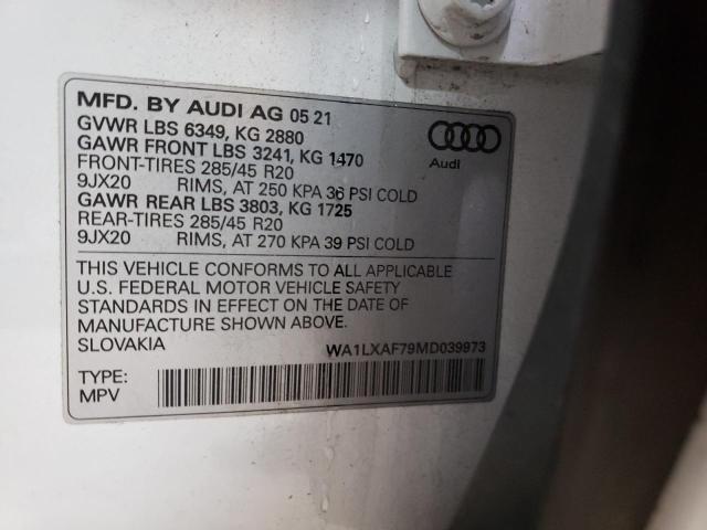 WA1LXAF79MD039973 Audi Q7 PREMIUM 14