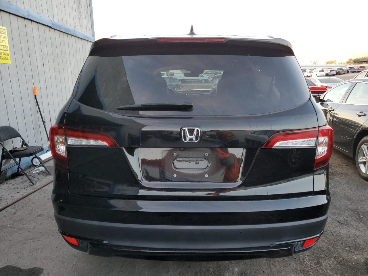 2021 Honda Pilot Black VIN: 5FNYF6H7XMB016977 Lot: 77706834