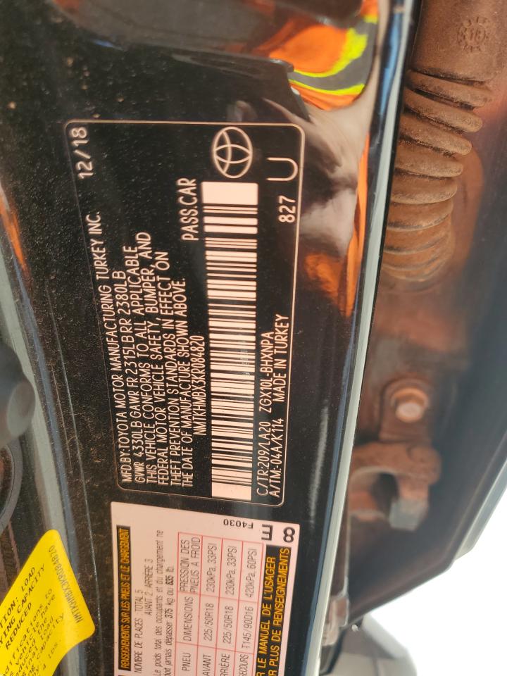 NMTKHMBX3KR084820 2019 Toyota C-Hr Xle