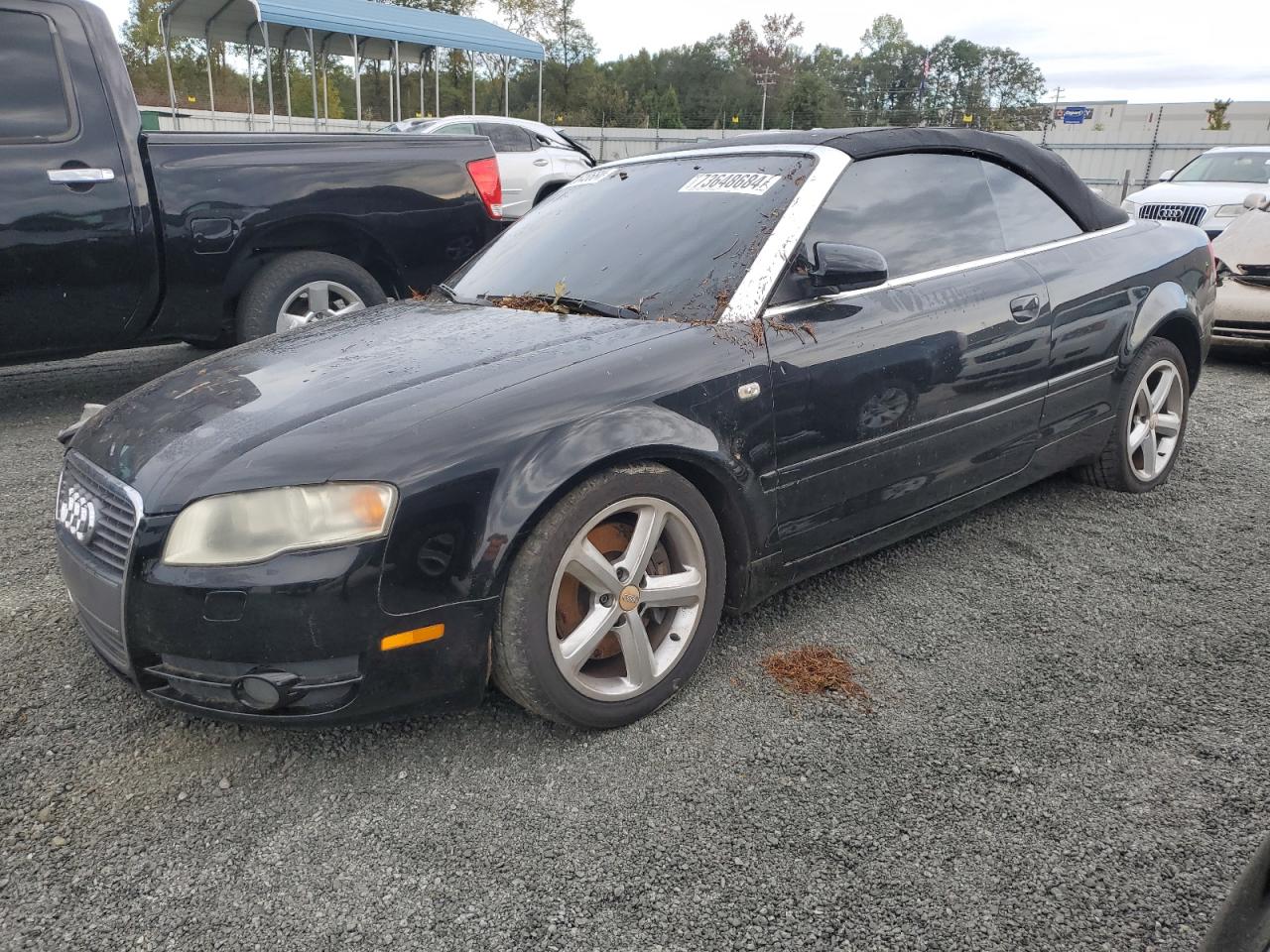 2007 Audi A4 3.2 Cabriolet Quattro de vânzare în China Grove, NC - Front End