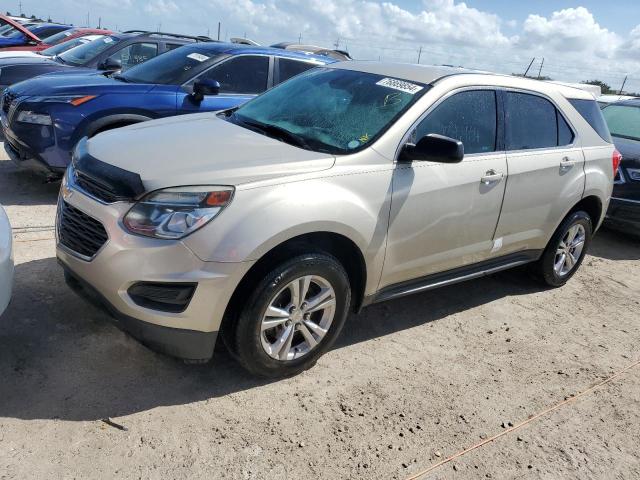  CHEVROLET EQUINOX 2016 tan