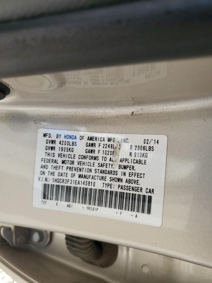 1HGCR2F31EA145910 2014 Honda Accord Lx