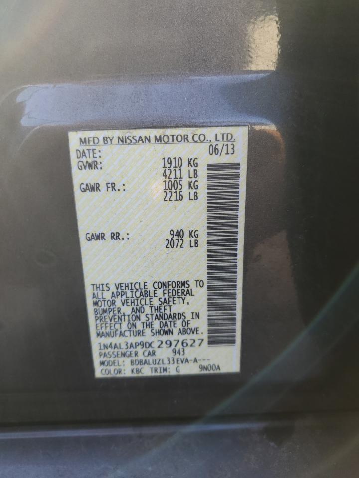 1N4AL3AP9DC297627 2013 Nissan Altima 2.5