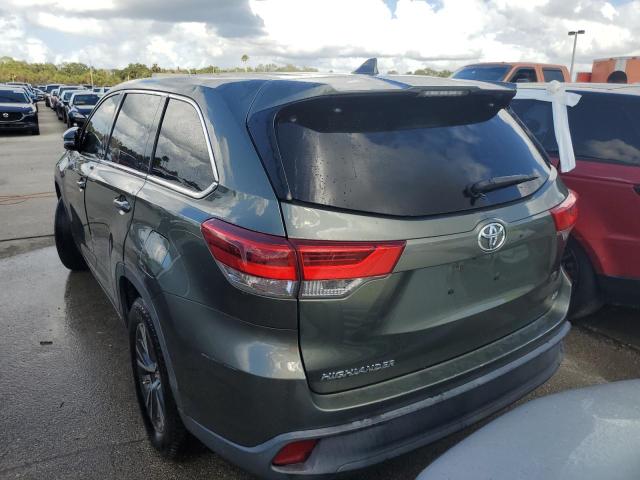  TOYOTA HIGHLANDER 2018 Зеленый