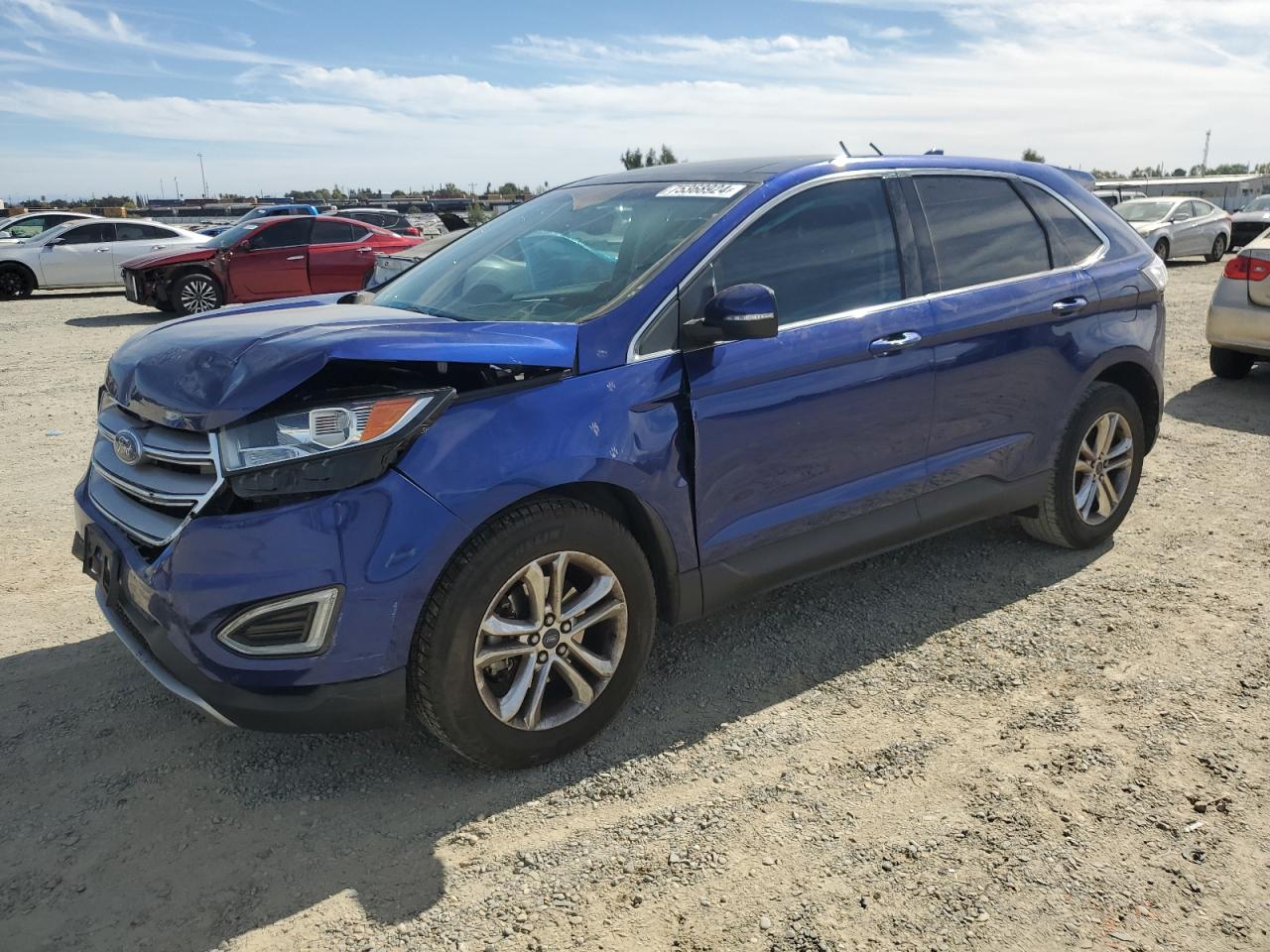 2015 Ford Edge Sel VIN: 2FMTK3J96FBB45570 Lot: 75368924