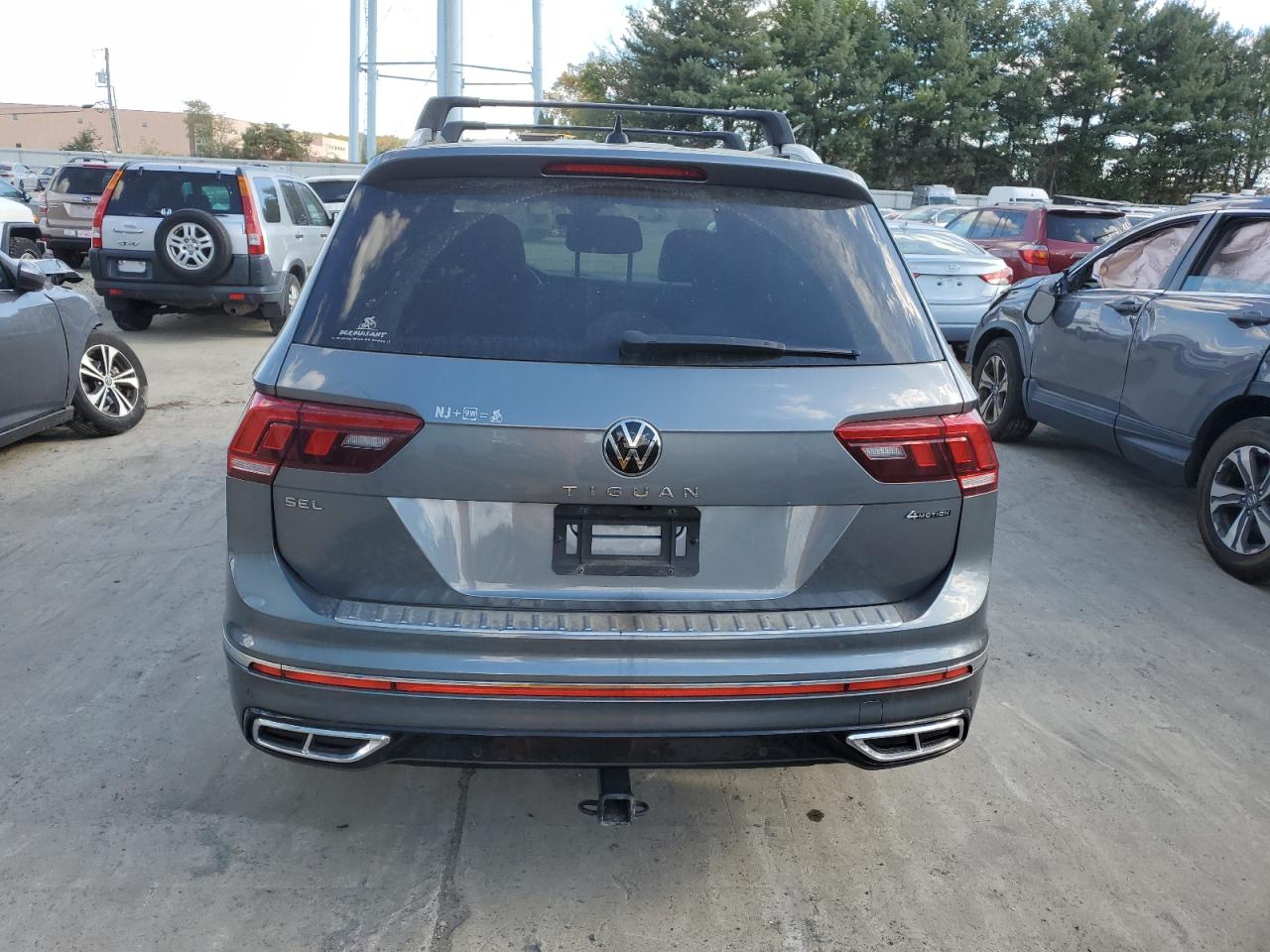 2022 Volkswagen Tiguan Sel R-Line VIN: 3VV4B7AX7NM007081 Lot: 74255504