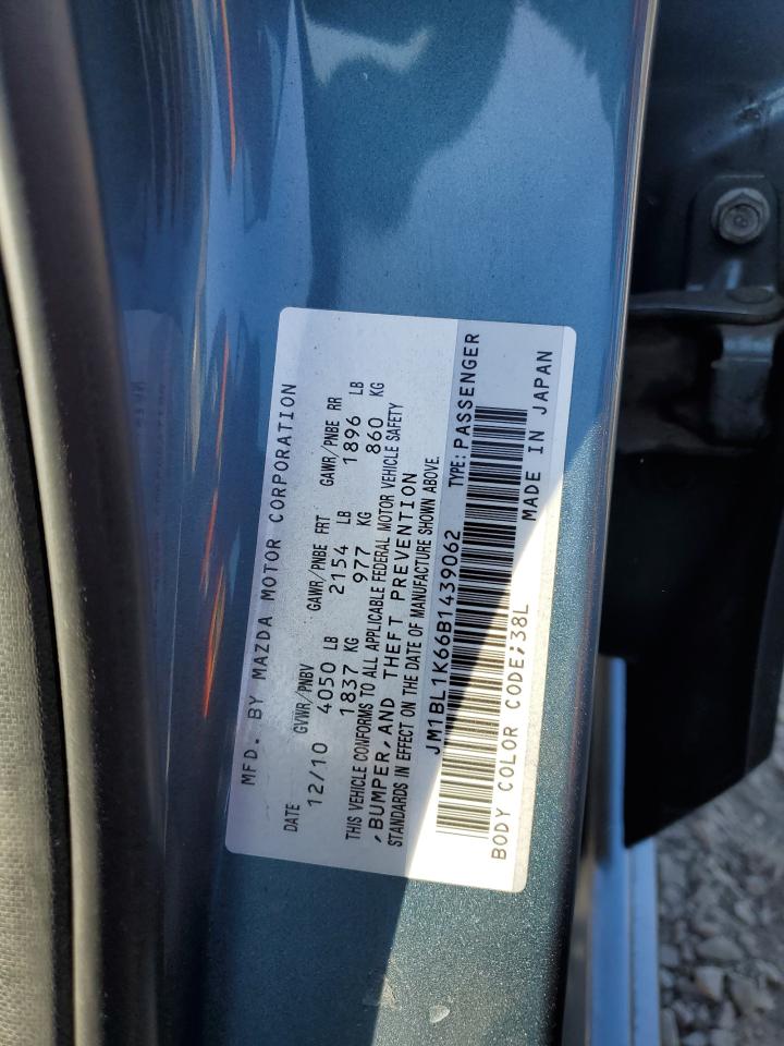 2011 Mazda 3 S VIN: JM1BL1K66B1439062 Lot: 76120954