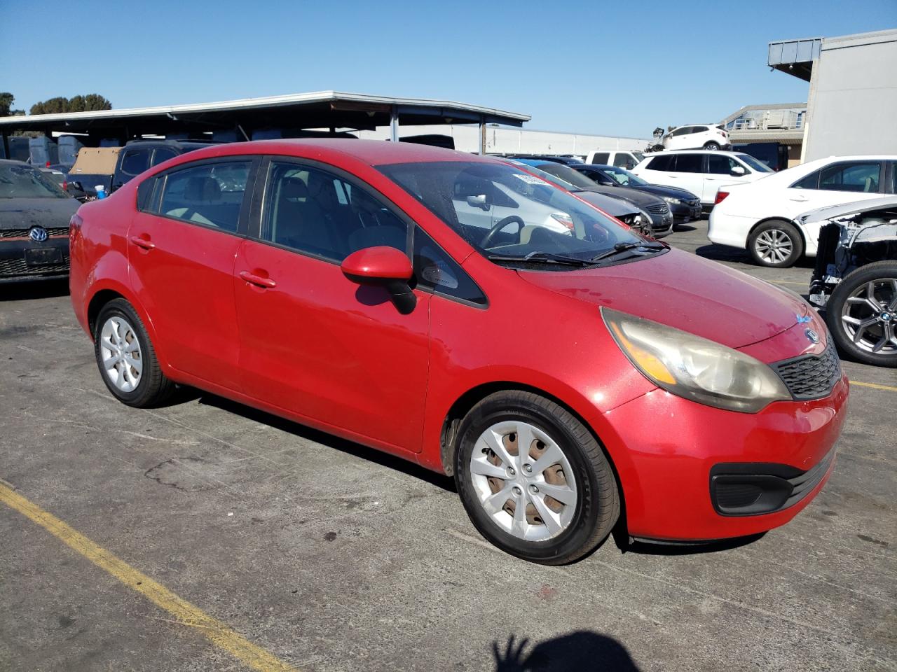 2013 Kia Rio Lx VIN: KNADM4A35D6168223 Lot: 76142224