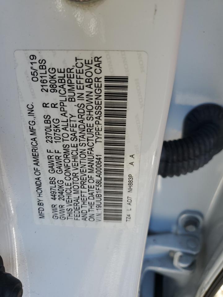 19UUB1F58LA000641 2020 Acura Tlx Technology