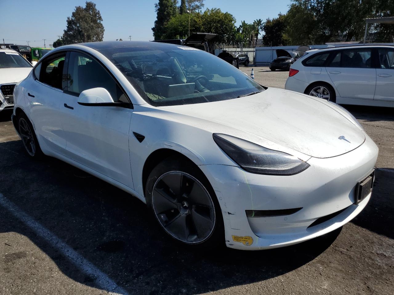 VIN 5YJ3E1EA8MF091211 2021 TESLA MODEL 3 no.4