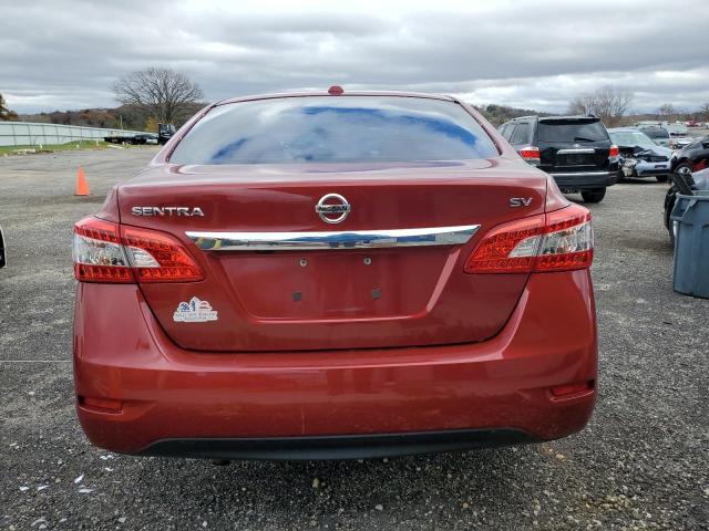 Sedans NISSAN SENTRA 2015 Czerwony