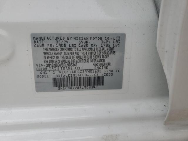 3N1CN8DV8RL903342 Nissan Versa S 13