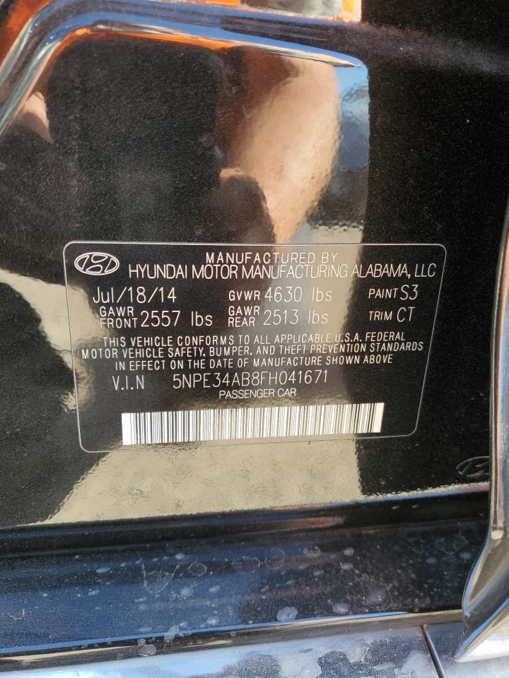 5NPE34AB8FH041671 2015 Hyundai Sonata Sport