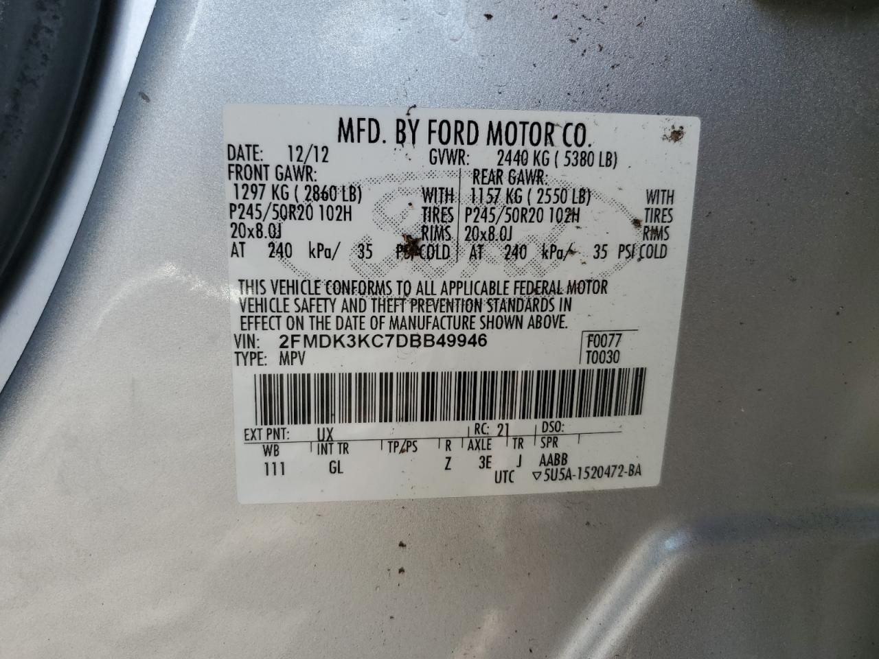 2013 Ford Edge - Image 12
