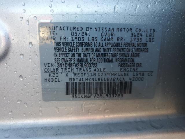 3N1CN8FV2RL903723 Nissan Versa SR 13