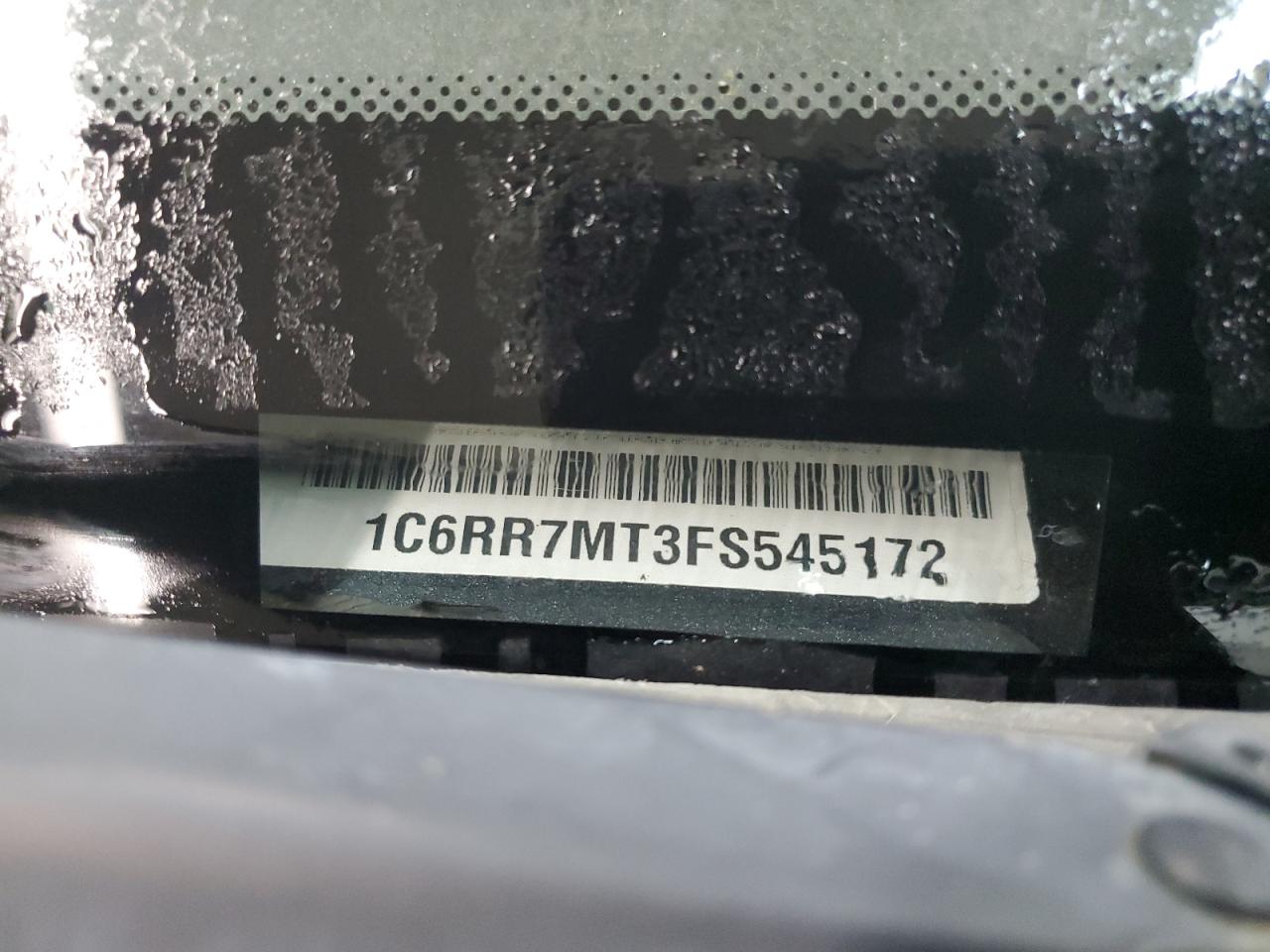 2015 Ram 1500 Sport VIN: 1C6RR7MT3FS545172 Lot: 76768694