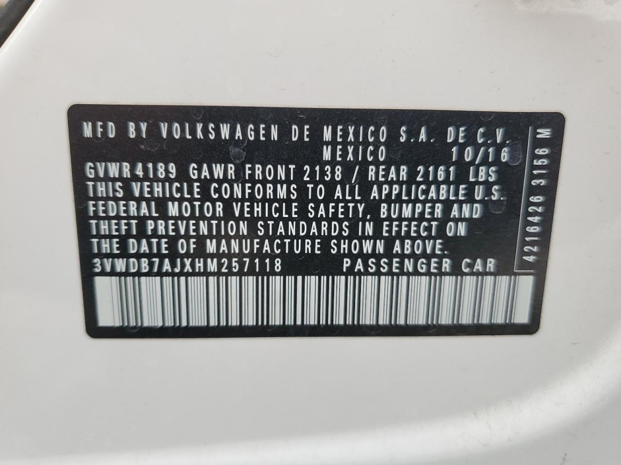 2017 Volkswagen Jetta - Image 14