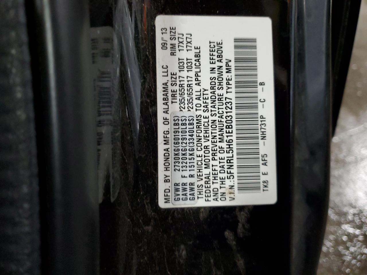 2014 Honda Odyssey - Image 15